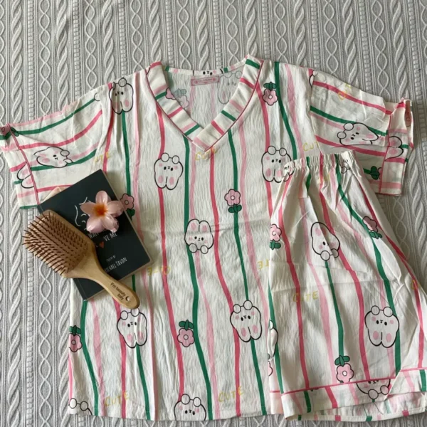 ست دو تیکه بلوز و شورتک وارداتی