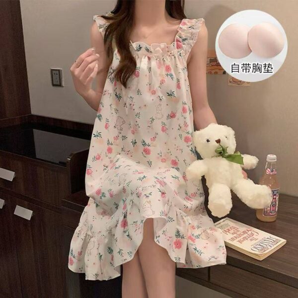 تونیک موسلین طرح گل